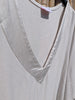 Blus med fransärm