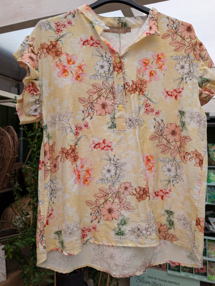 Blus blommig, Marta