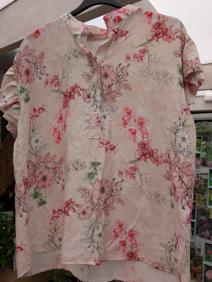Blus blommig, Marta