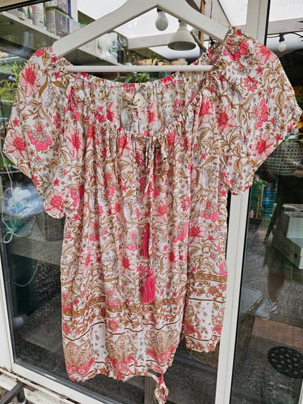 Blus blommig, CoconutMilk