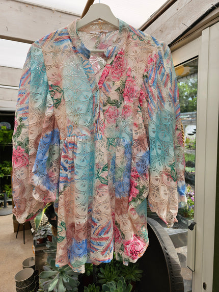 Blus, pastellig