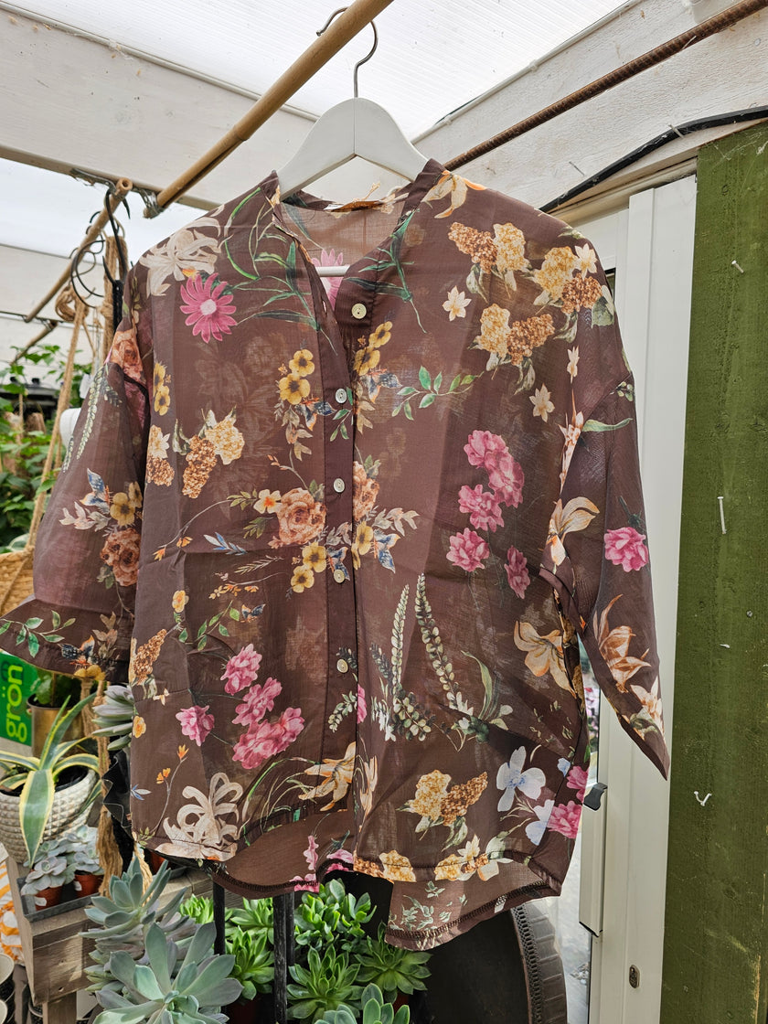 Blus, blommönstrad, Gemeni