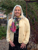 Storblommig scarf i härliga färger, 7east