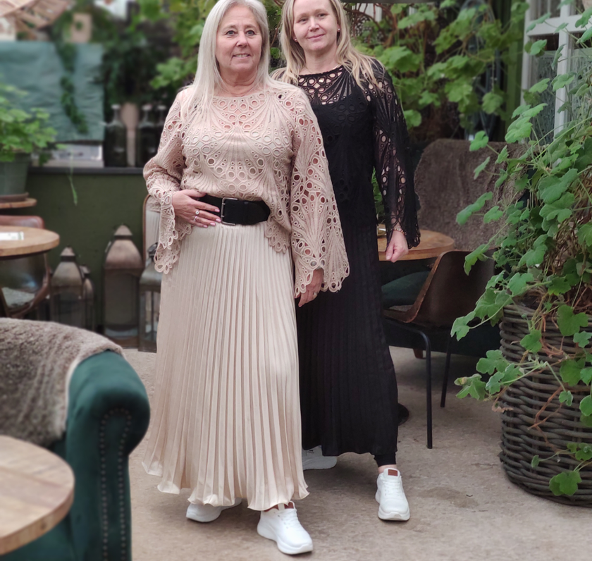 Blus, Lace, hålmönster