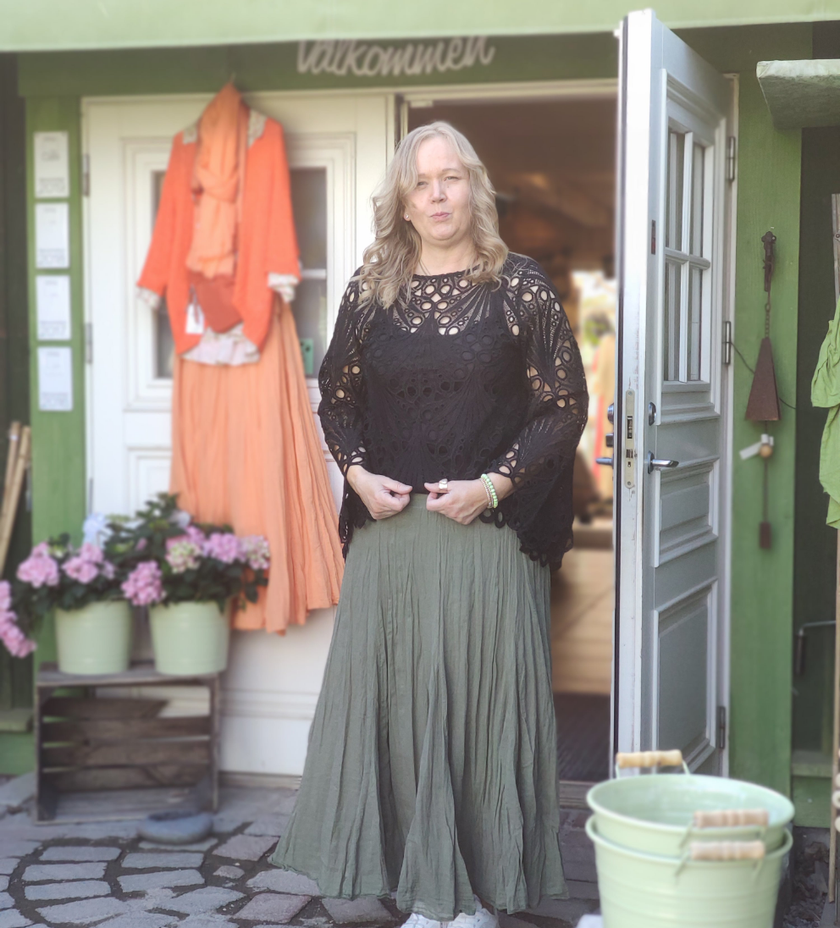 Blus, Lace, hålmönster