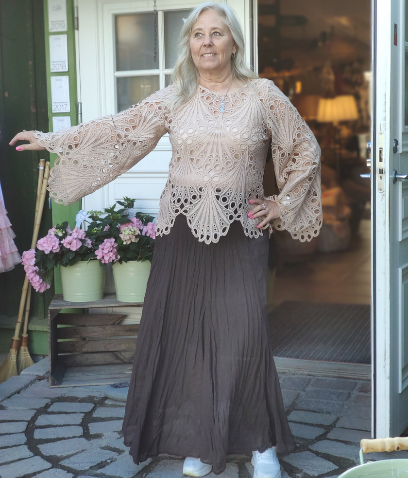 Blus, Lace, hålmönster