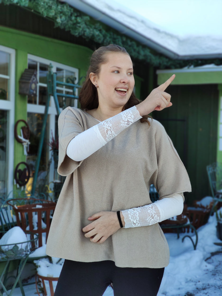 Bastopp med spetsärm