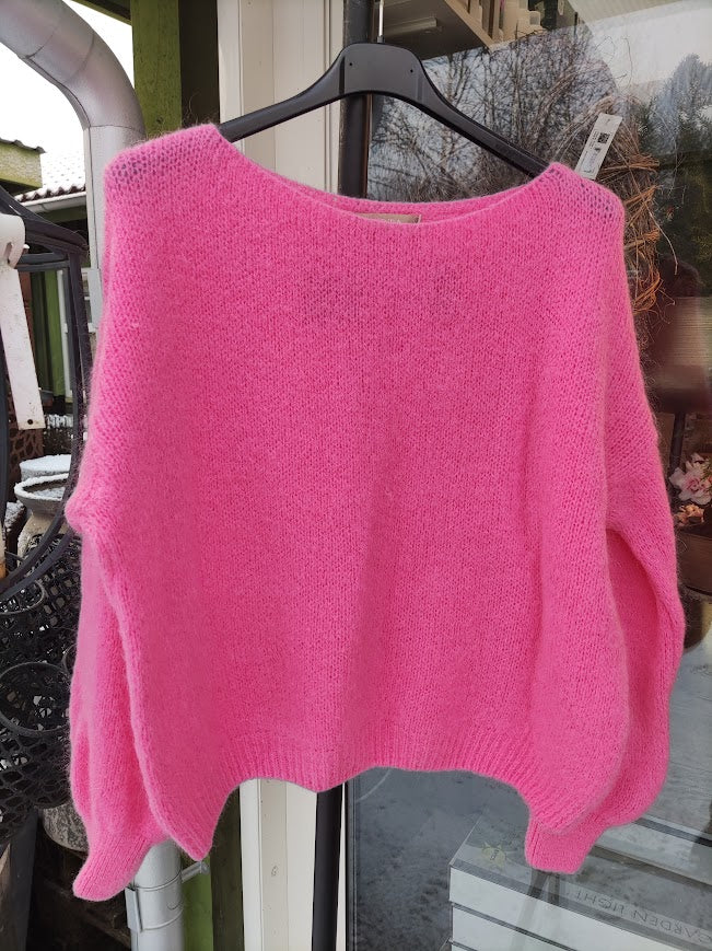 Tröja, stickad i pastell, Marta