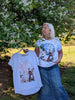 T-shirt, glittrigt hundmotiv, Soulful Fashion