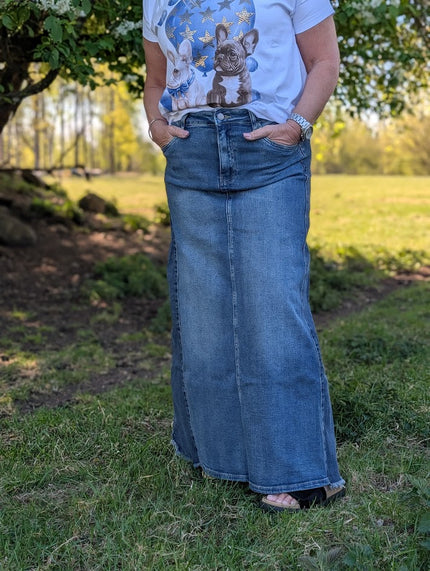 Lång jeanskjol, TOXIK3