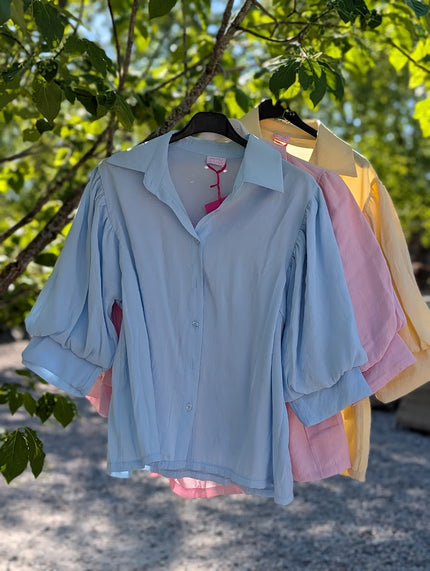 Blus, puffärm, Minou Minou