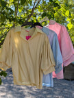 Blus, puffärm, Minou Minou