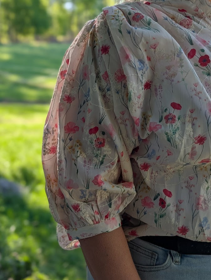 Blus, småblommig, Lecoco