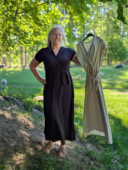 Klänning, mjuk omlott, Gemini