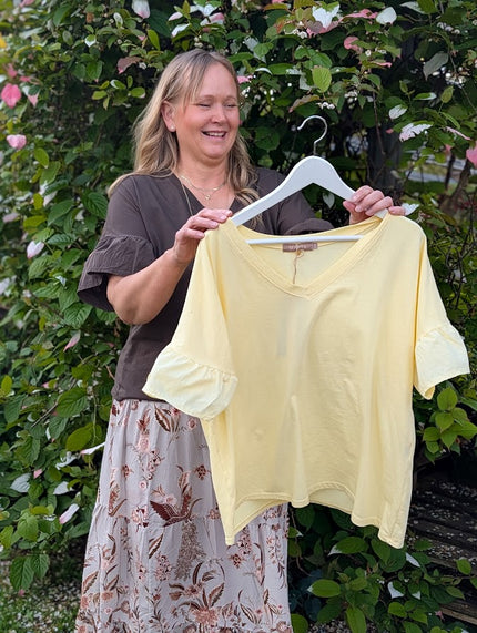 Topp med volangärm, Marta