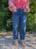 Jeans med barrelform, Camicia