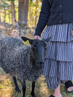 Lång randig volangkjol, 'Nosa', Olars Ulla