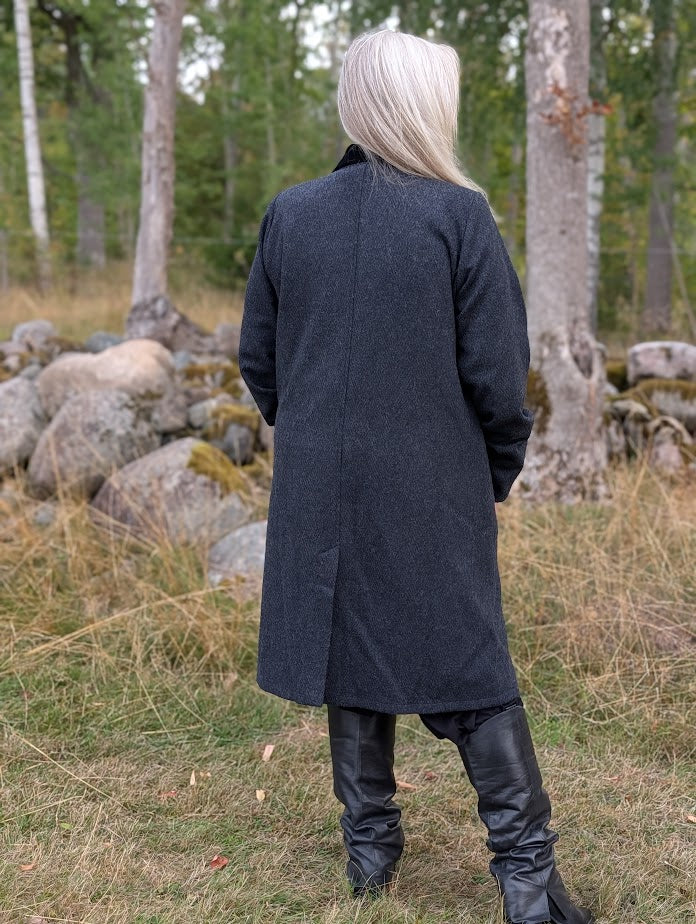 Ullkappa med rak passform, 'Rattad', Olars Ulla