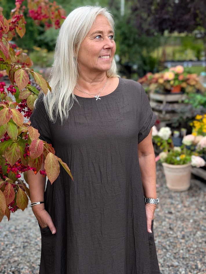 Lång klänning med vackert fall, Gemini