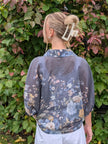 Blommig blus i ledig skjortmodell, Soulful Fashion