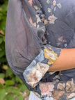 Blommig blus i ledig skjortmodell, Soulful Fashion