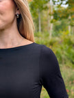 T-shirt med båtringning i viskos, OlarsUlla bas