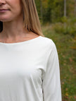 T-shirt med båtringning i viskos, OlarsUlla bas