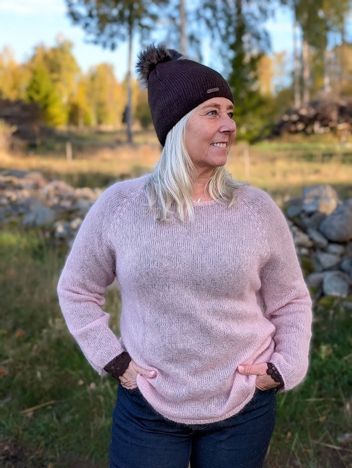 Luftigt stickad mohairtröja, Mixbyheart