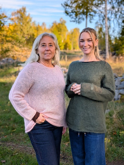 Luftigt stickad mohairtröja, Mixbyheart