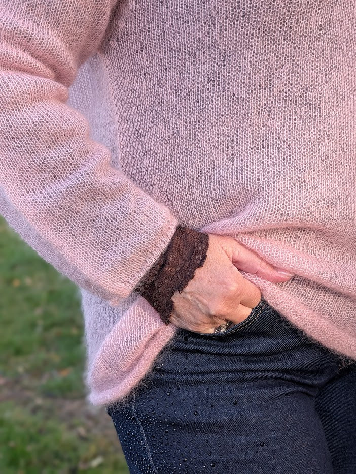 Luftigt stickad mohairtröja, Mixbyheart