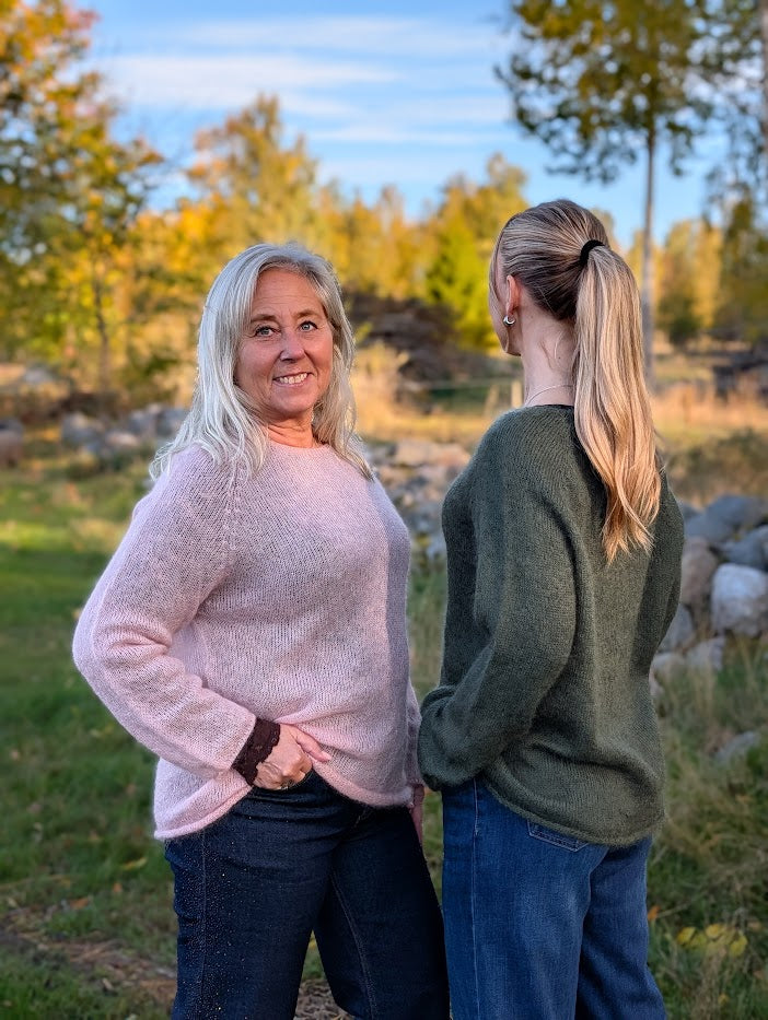 Luftigt stickad mohairtröja, Mixbyheart