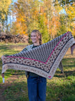 Stickad scarf 'Love'