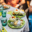 Bakpotatis med kycklingröra