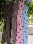 Klänning, prickig, kortärmad, Marta