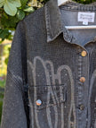 Jeansskjorta med strass, Monday Premium Paris