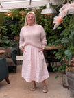 Kjol 'Lilly' blommig struktur, Camicia