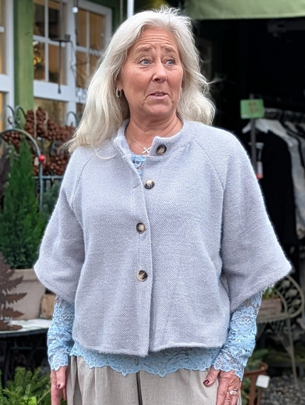 Kofta, jacka, cape, med knappar, Marta