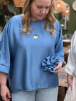 Blus, Camicia, inklusive blombrosch
