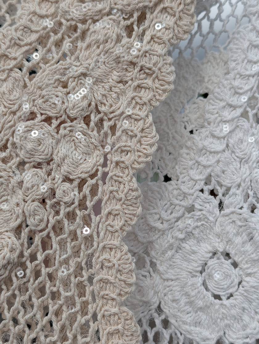 Topp/linne med glitter, Buller