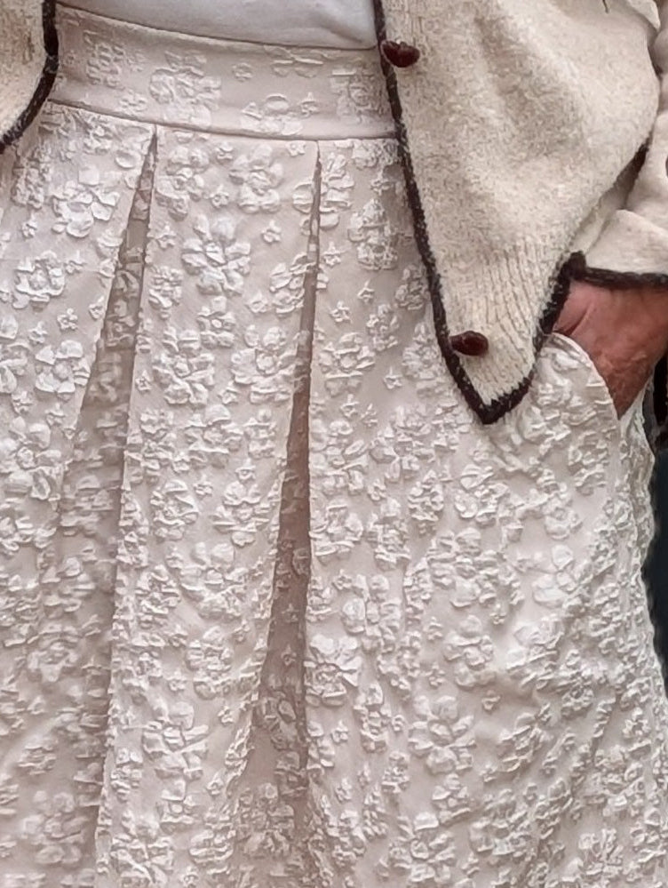 Kjol 'Lilly' blommig struktur, Camicia