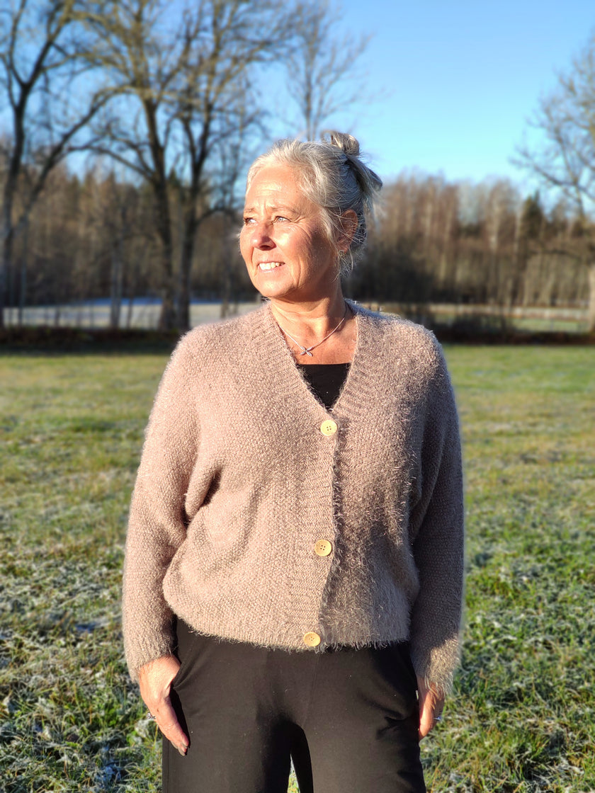 Kofta mjuk, med knappar, Marta