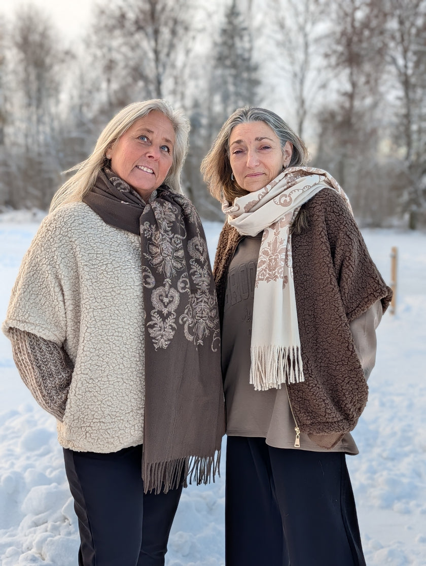 Väst, teddyväst med dragkedja, Marta