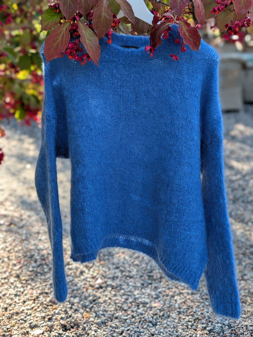 Tröja gles-stickad mohair, Edith