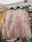Blus, blommig, Minou Minou