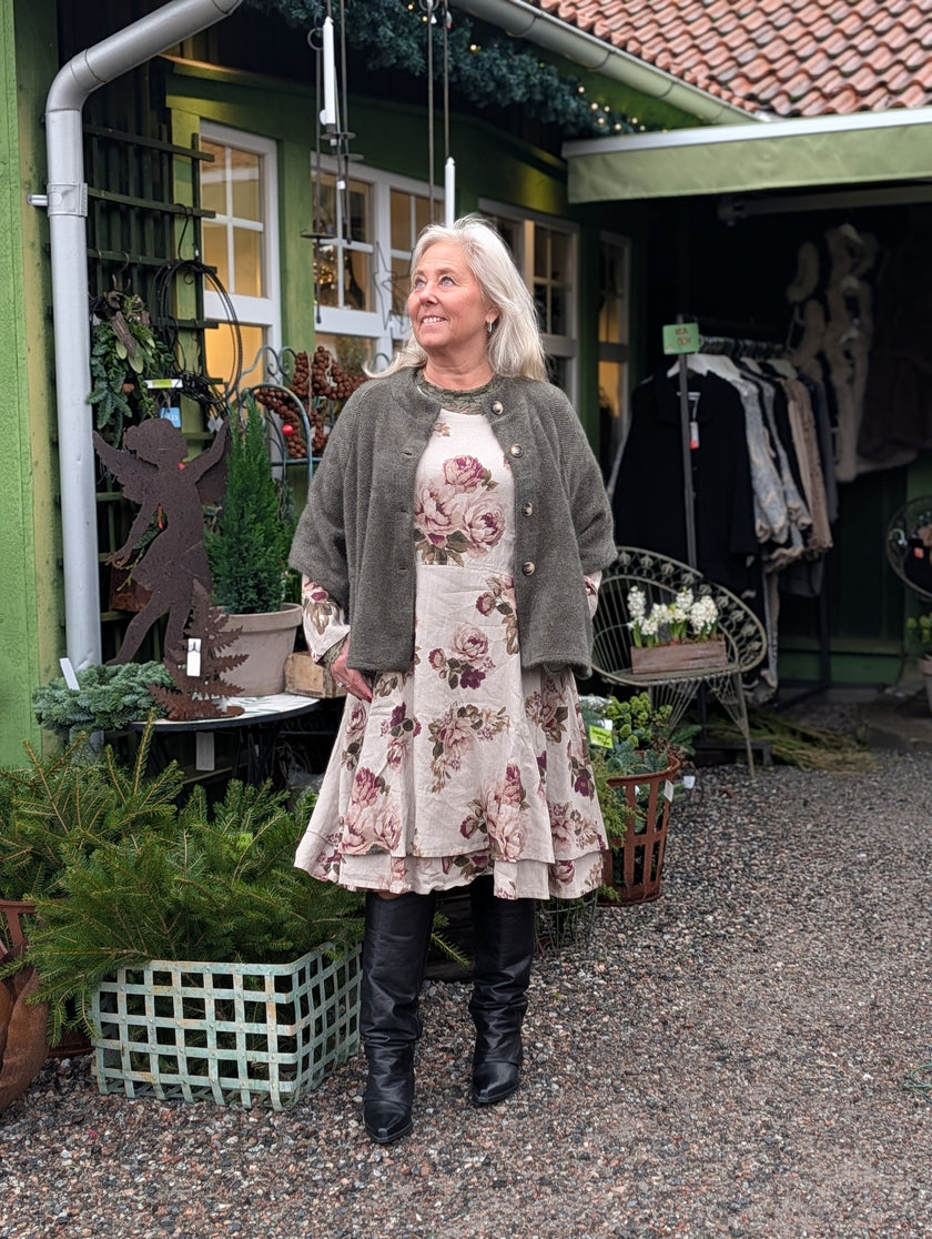 Kofta, jacka, cape, med knappar, Marta