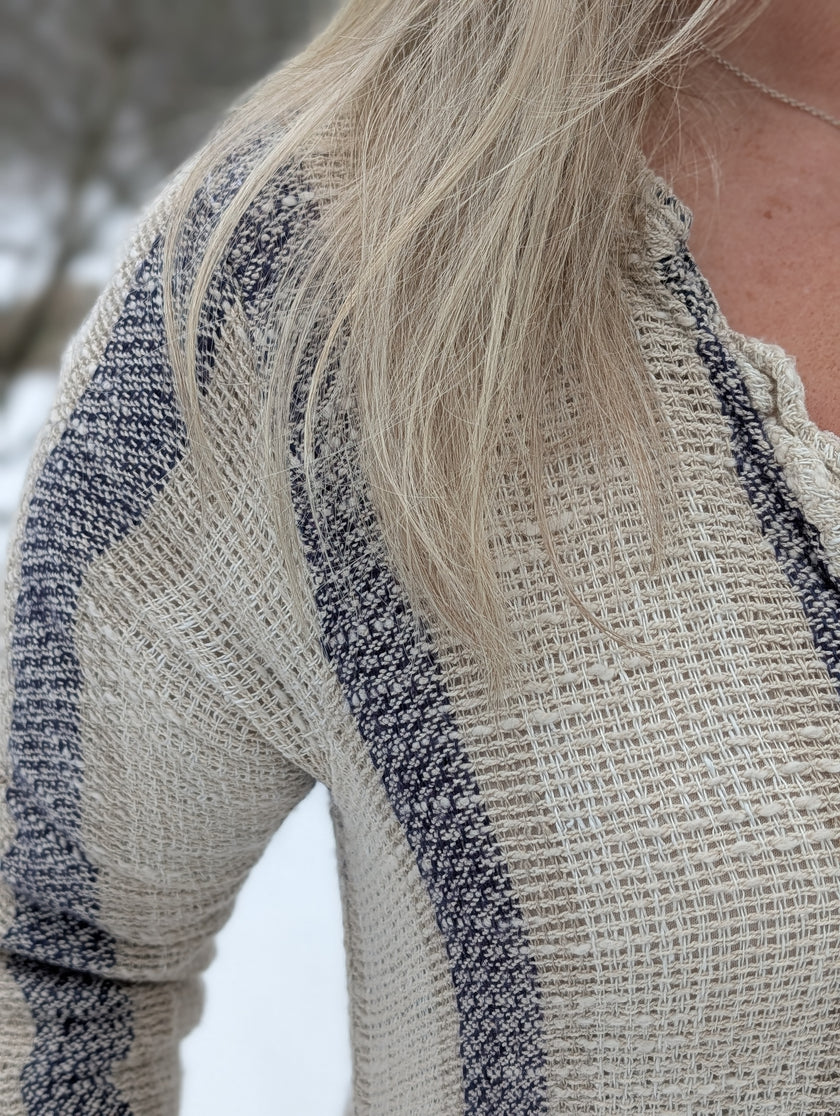 Kappa i linne, randig, Bohéme