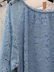Topp med spets 'Rosalia' med insytt linne, Camicia