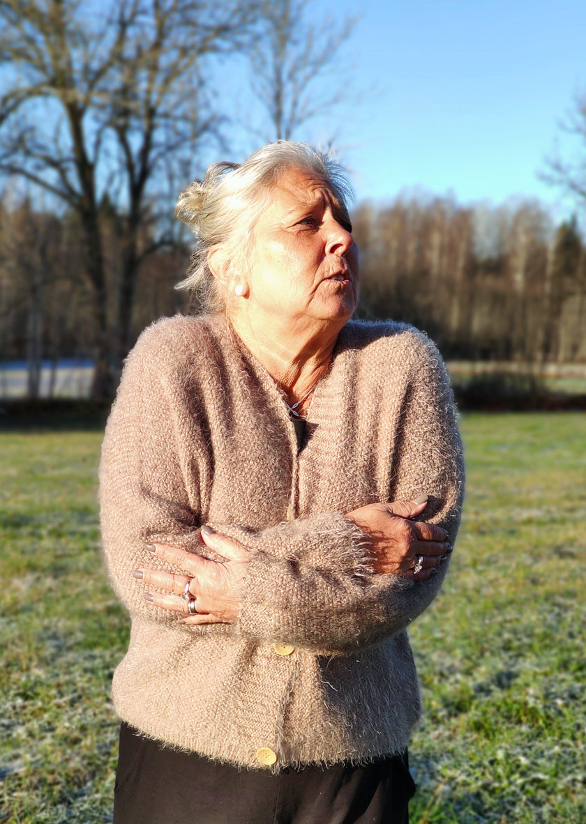 Kofta mjuk, med knappar, Marta