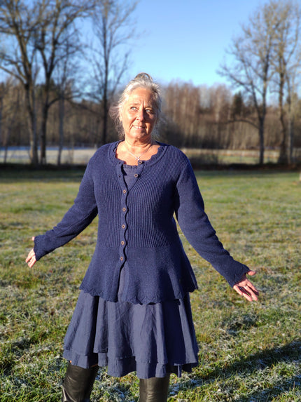 Stickad kofta i merinoull, 'Soda', Olars Ulla
