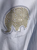 T-shirt, elefant med strass, with love